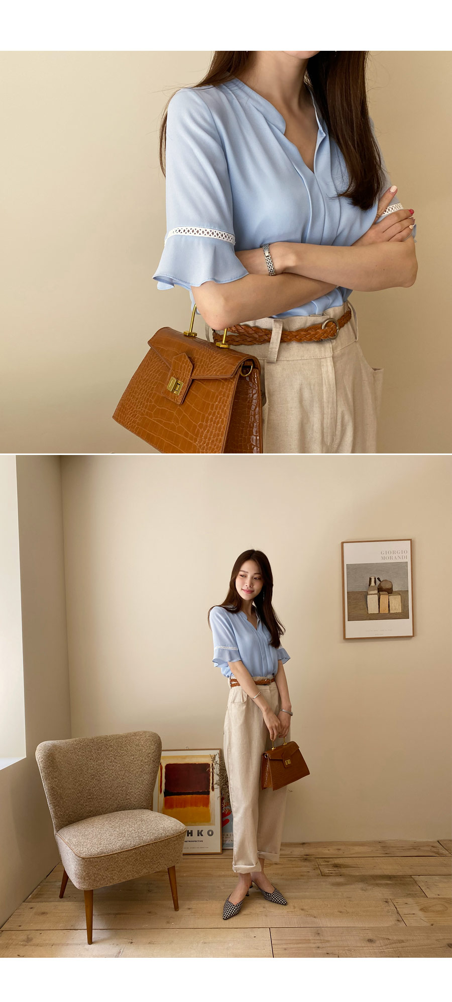 ベルト付テーパードパンツ・全3色 | DHOLIC PLUS | 詳細画像6