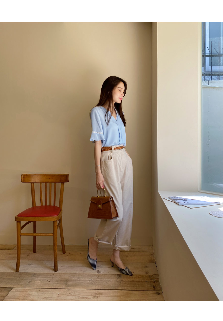 ベルト付テーパードパンツ・全3色 | DHOLIC PLUS | 詳細画像7