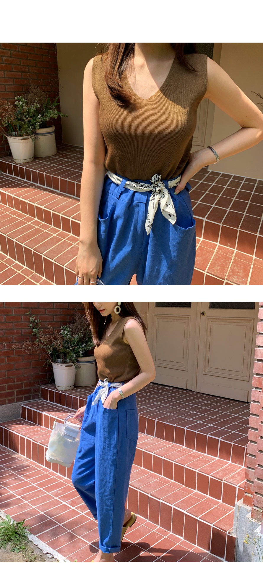 ベルト付テーパードパンツ・全3色 | DHOLIC PLUS | 詳細画像21