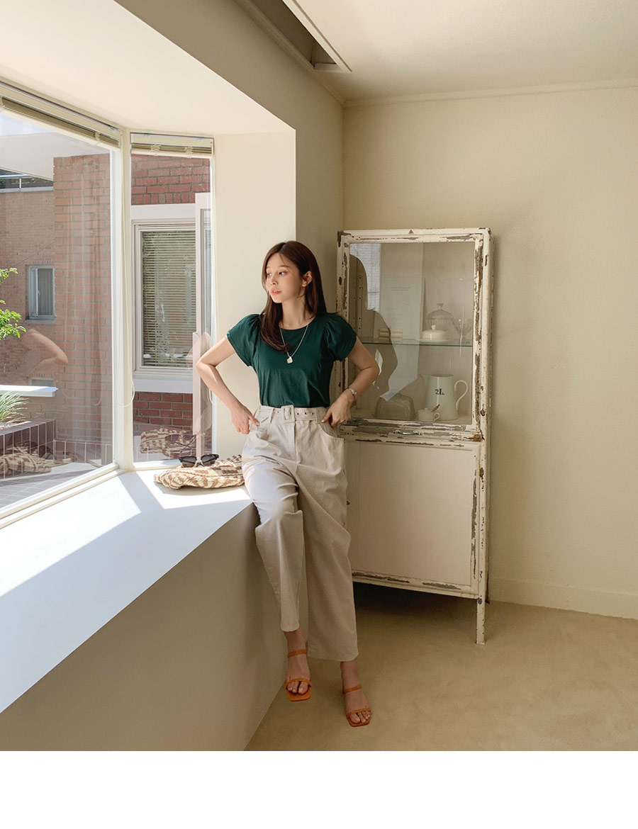 ベルト付テーパードパンツ・全3色 | DHOLIC PLUS | 詳細画像30