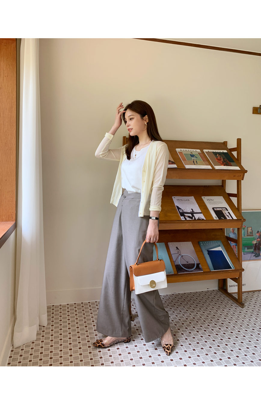 ダイアゴナルボタンパンツ・全3色 | DHOLIC PLUS | 詳細画像21