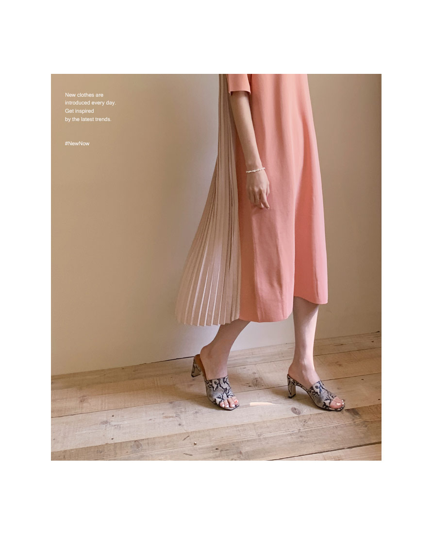 バックプリーツニットワンピース・全4色 | DHOLIC PLUS | 詳細画像6