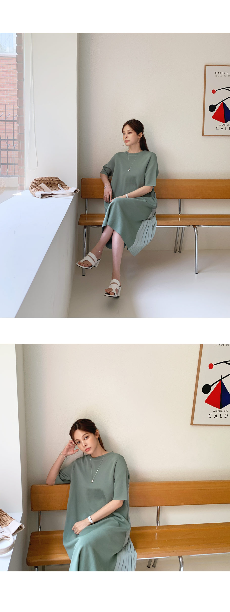 バックプリーツニットワンピース・全4色 | DHOLIC PLUS | 詳細画像10