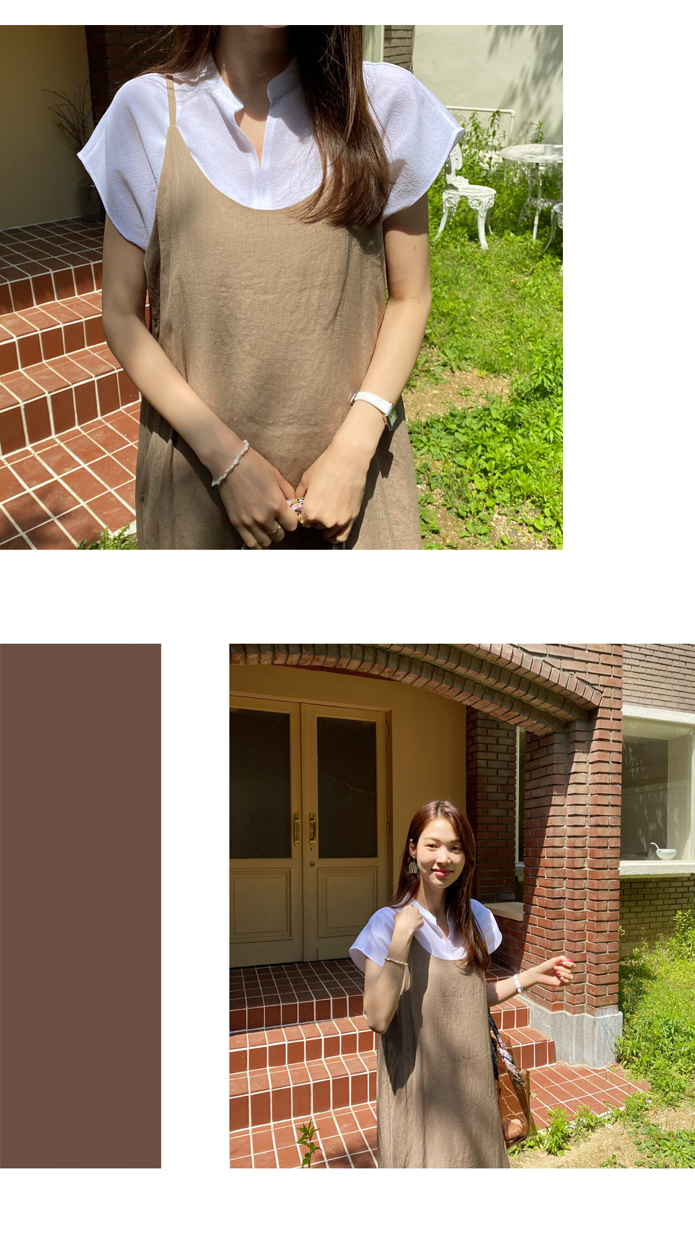 フレアヘムスリーブレスワンピース・全3色 | DHOLIC PLUS | 詳細画像4