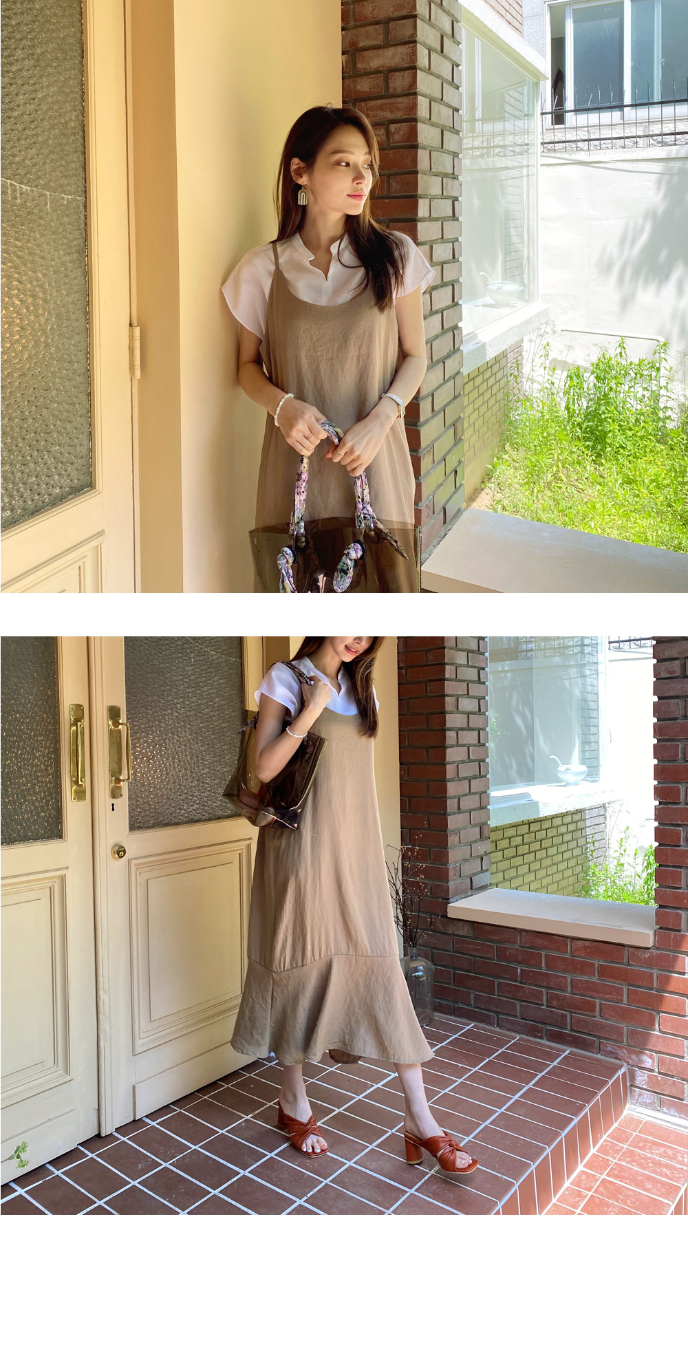 フレアヘムスリーブレスワンピース・全3色 | DHOLIC PLUS | 詳細画像6