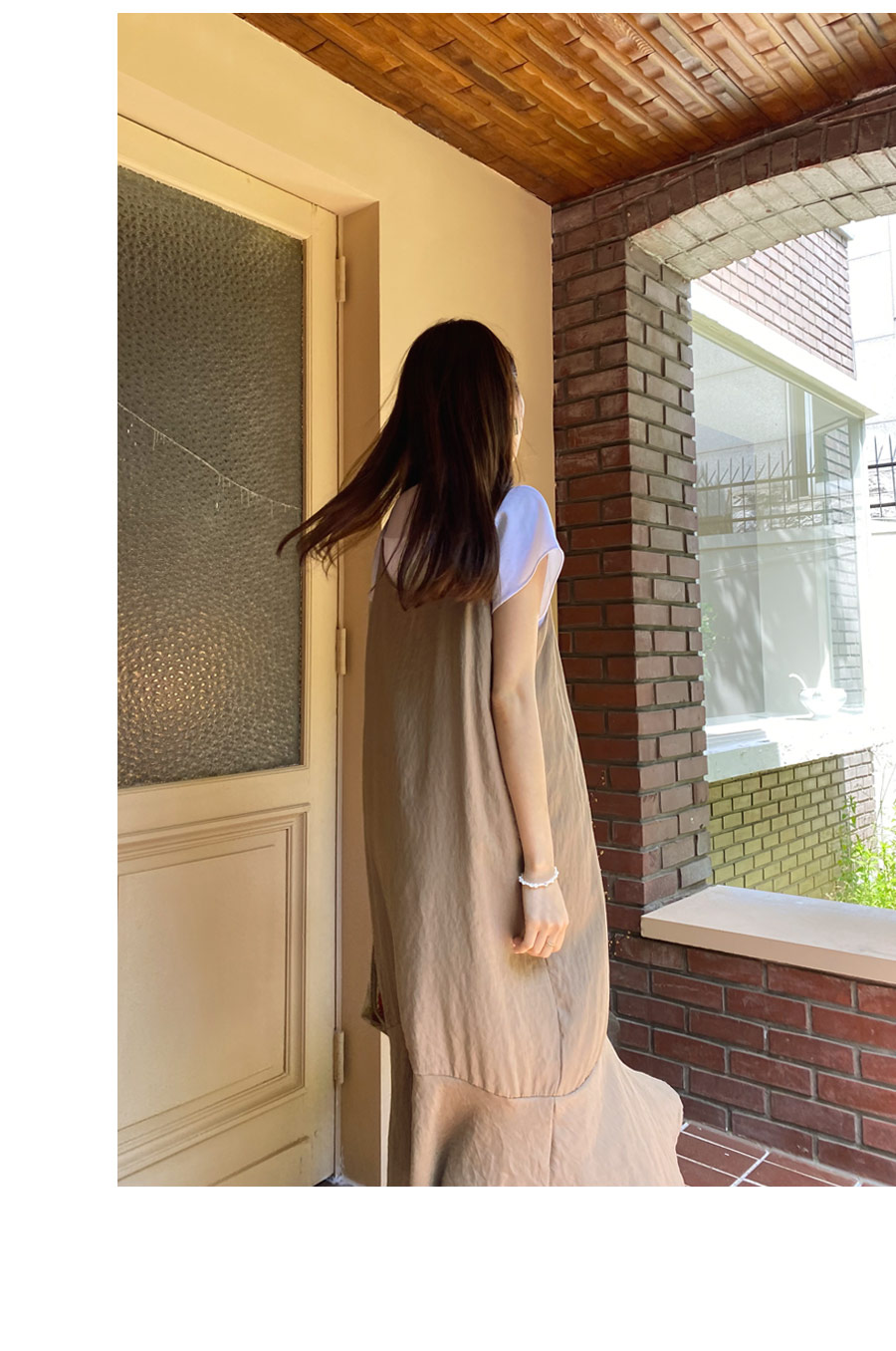 フレアヘムスリーブレスワンピース・全3色 | DHOLIC PLUS | 詳細画像7