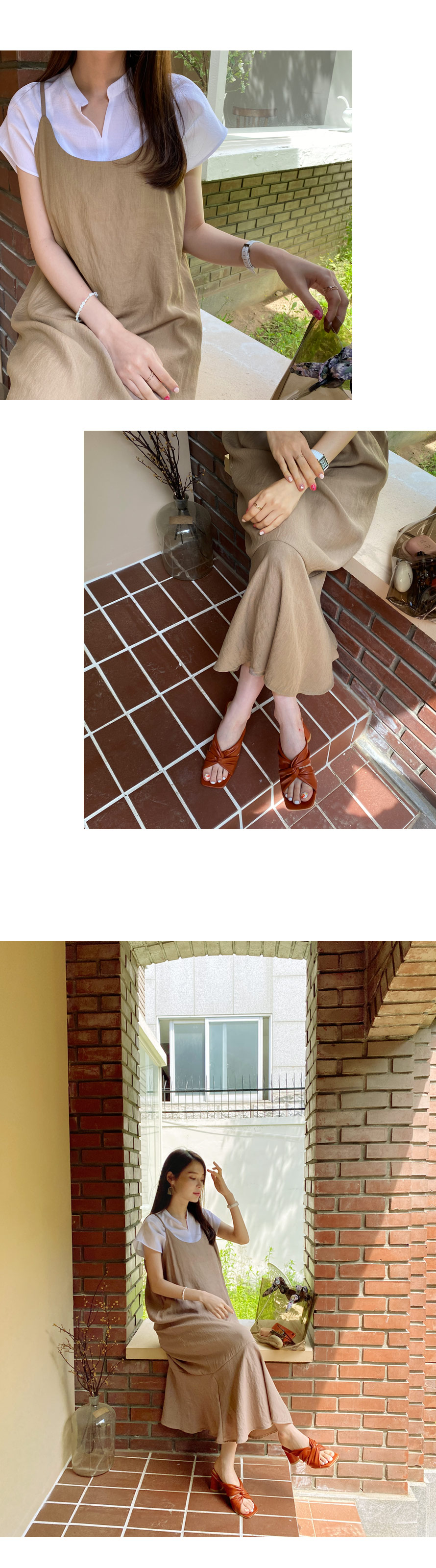 フレアヘムスリーブレスワンピース・全3色 | DHOLIC PLUS | 詳細画像11