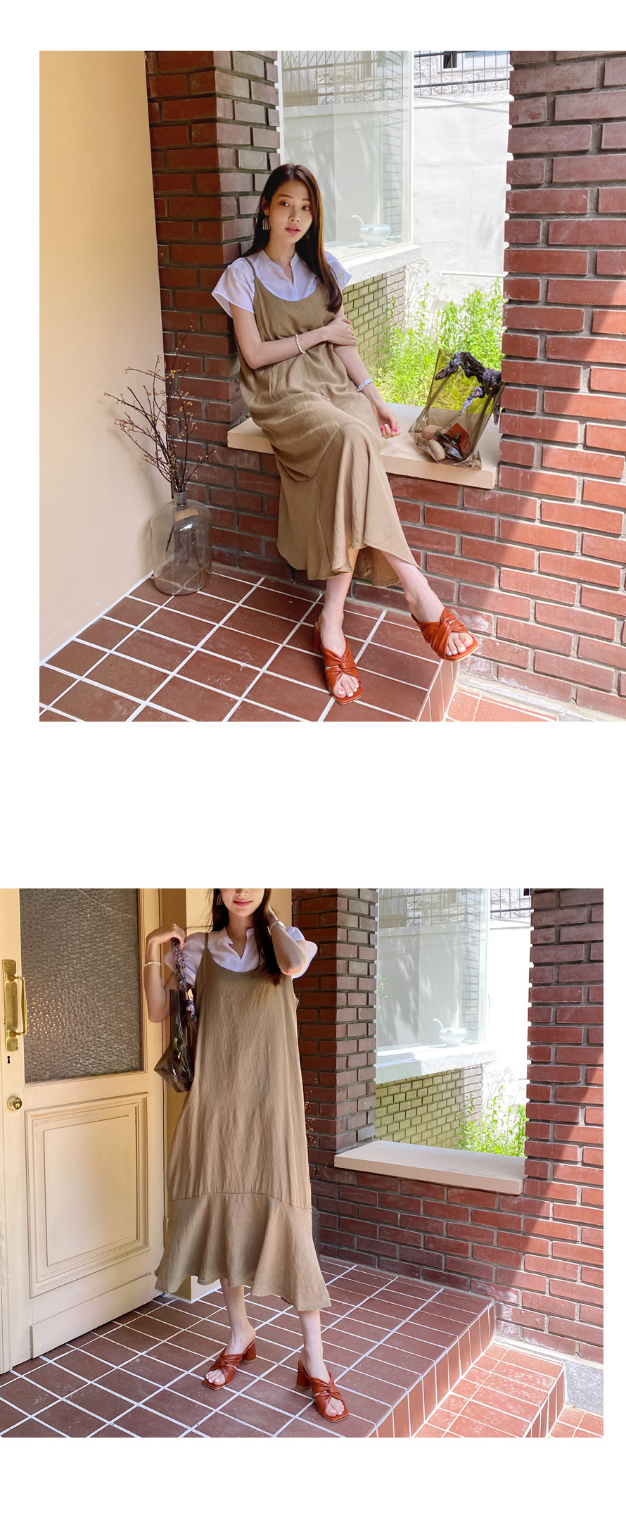 フレアヘムスリーブレスワンピース・全3色 | DHOLIC PLUS | 詳細画像12