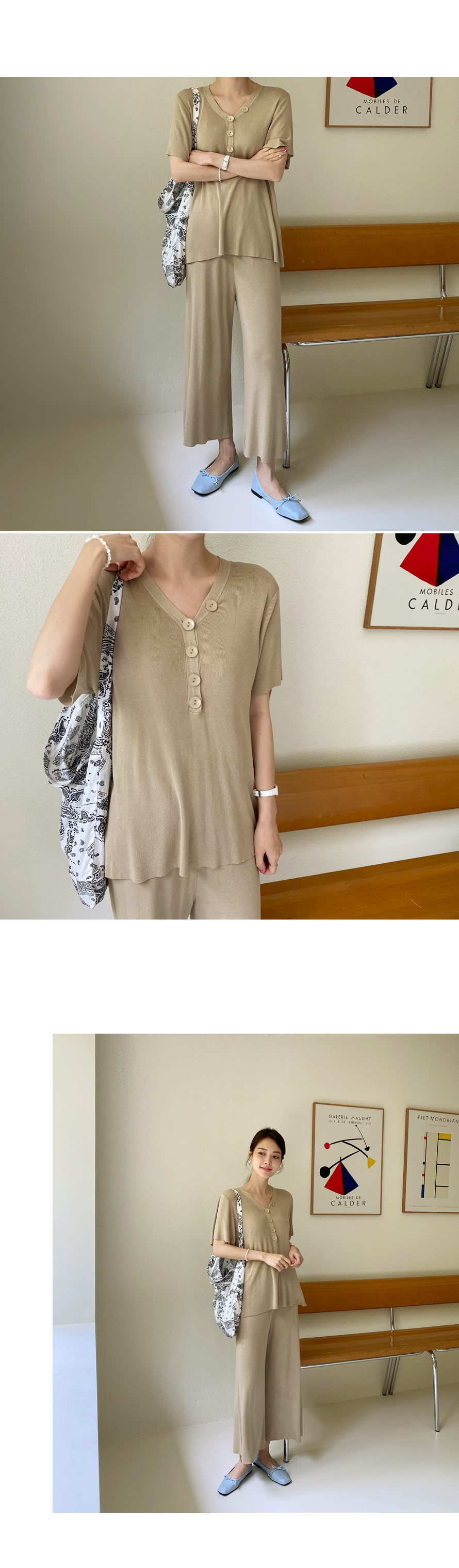 ボタンニット&パンツSET・全2色 | DHOLIC PLUS | 詳細画像6