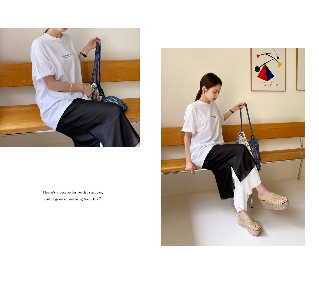 レタリングルーズTシャツ・全4色 | DHOLIC PLUS | 詳細画像13