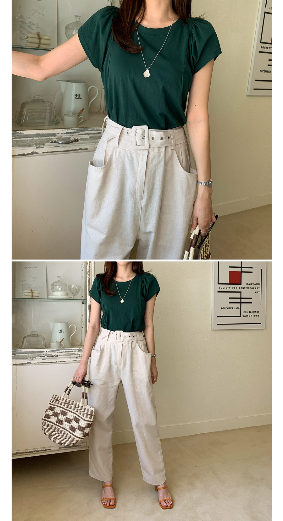 ギャザースリーブTシャツ・全6色 | DHOLIC PLUS | 詳細画像13