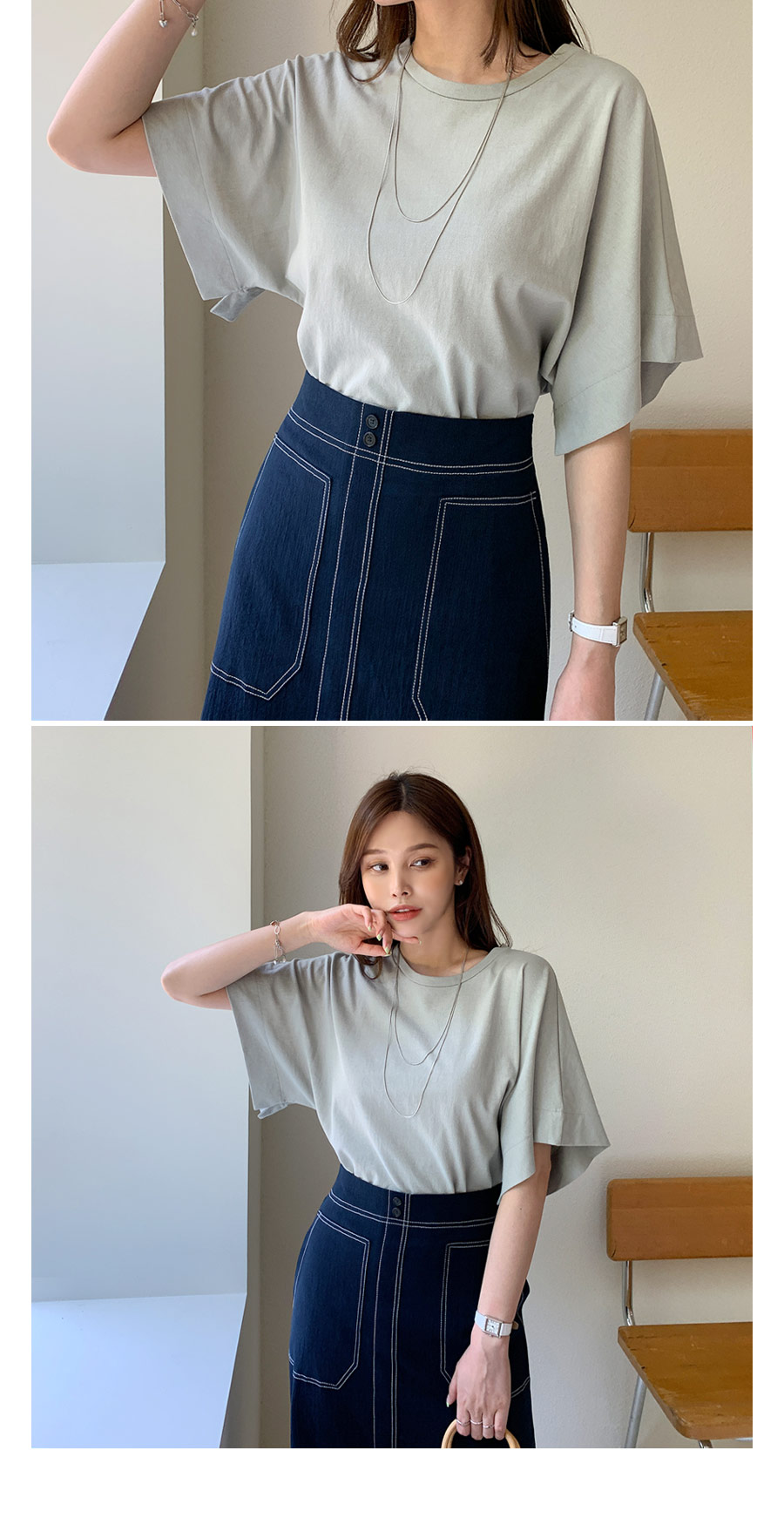 スリットワイドスリーブTシャツ・全3色 | DHOLIC PLUS | 詳細画像5