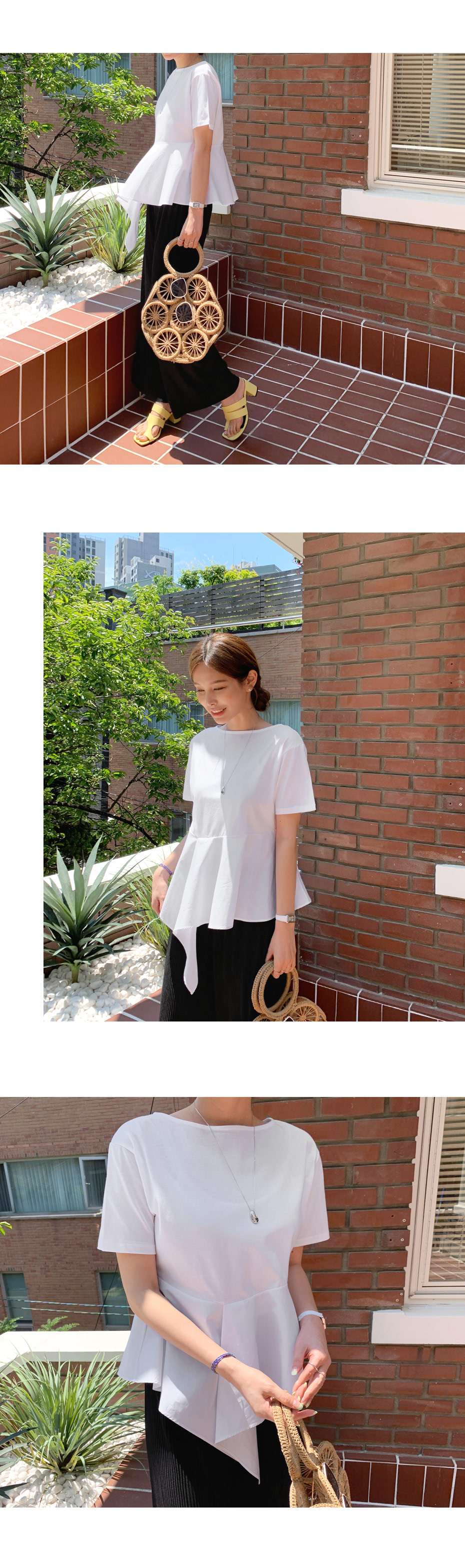 フレアヘムTシャツ・全2色 | DHOLIC PLUS | 詳細画像5