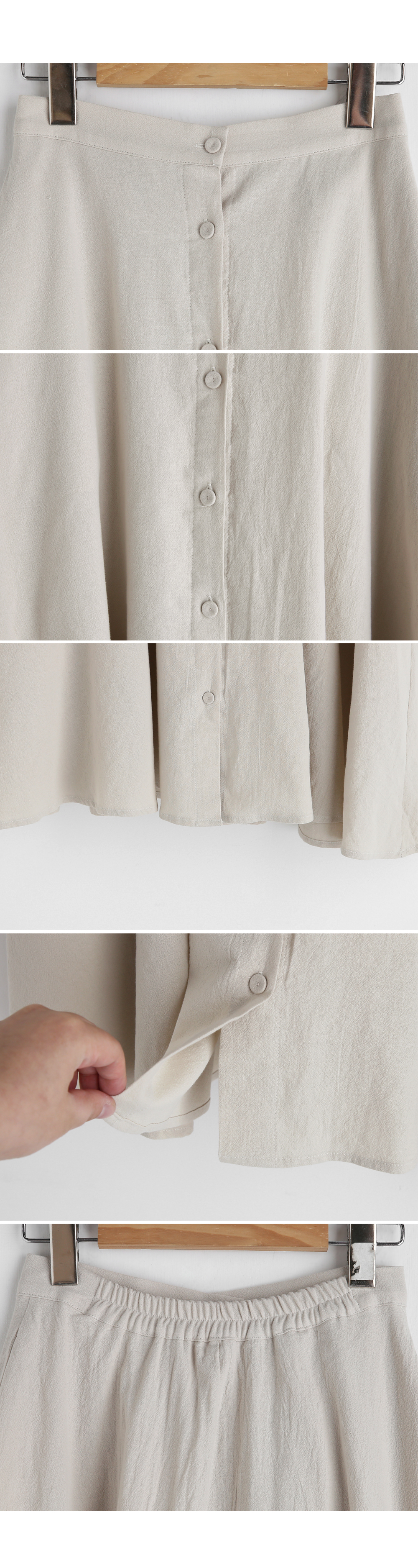 フェイクボタンスカート・全2色 | DHOLIC | 詳細画像13