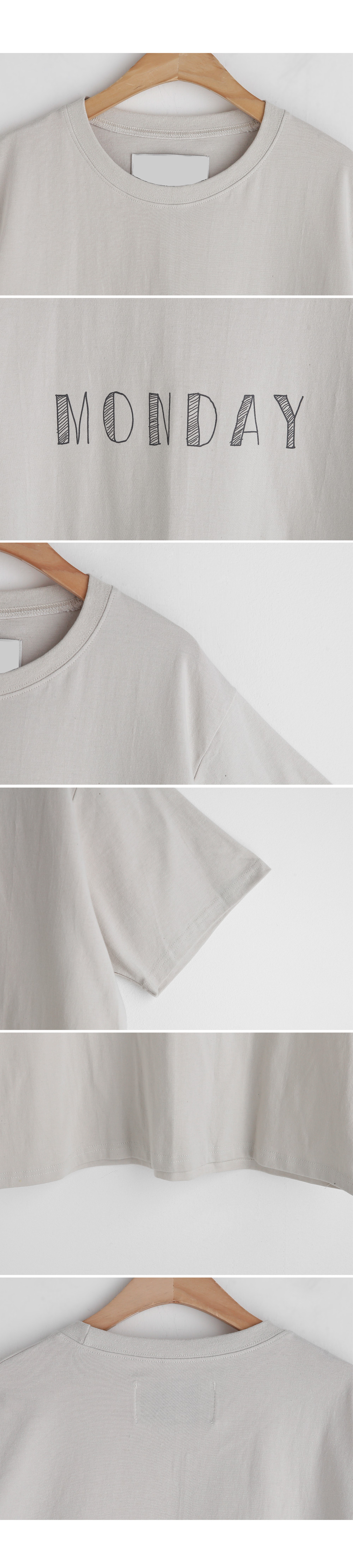 MONDAYロゴTシャツ・全4色 | DHOLIC | 詳細画像10