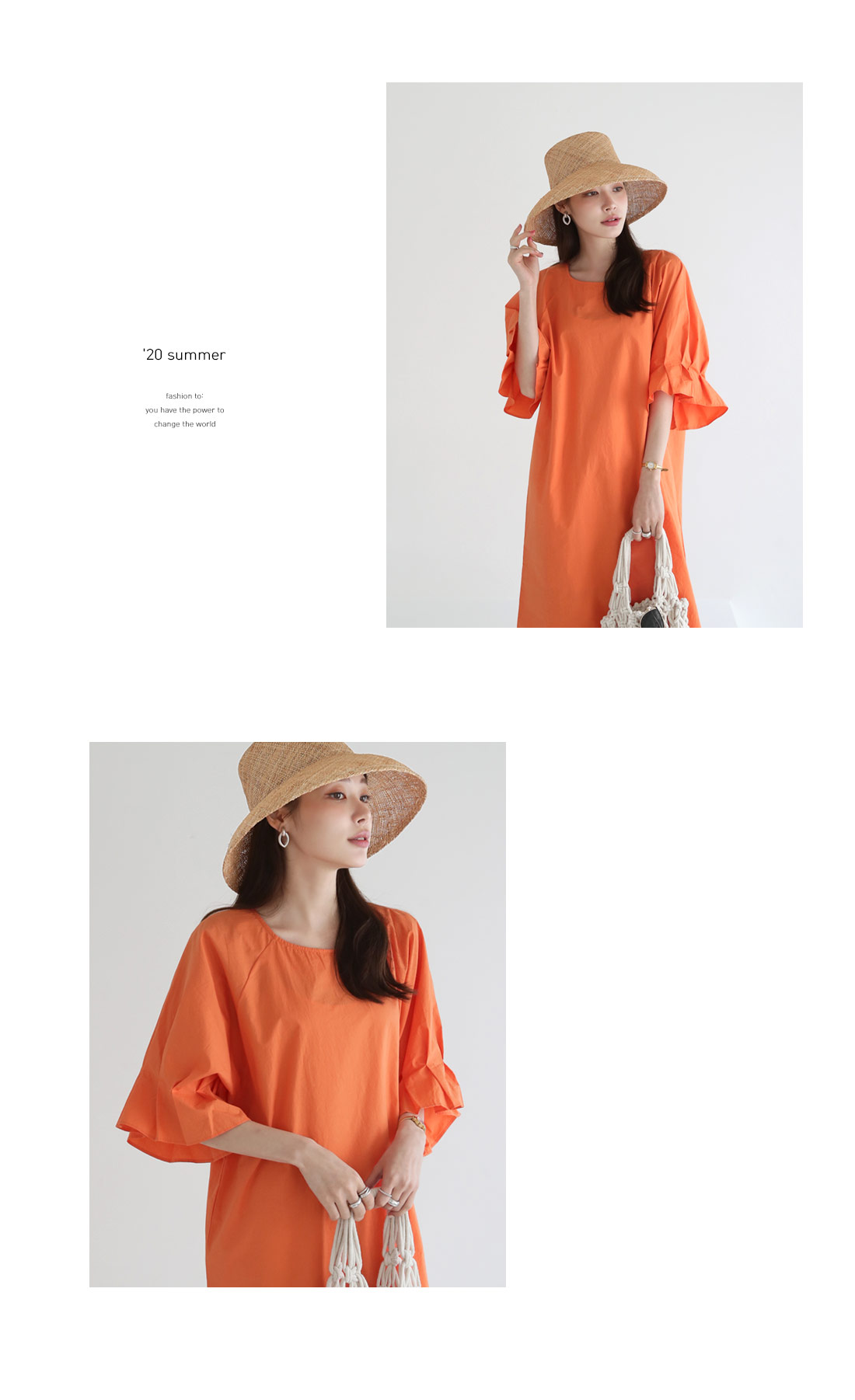 タックラグランスリーブワンピース・全4色 | DHOLIC PLUS | 詳細画像7