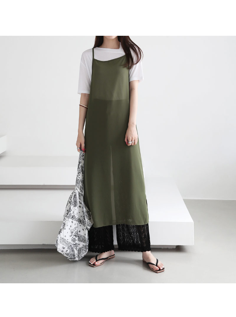 シアーキャミワンピース・全3色 | DHOLIC PLUS | 詳細画像4