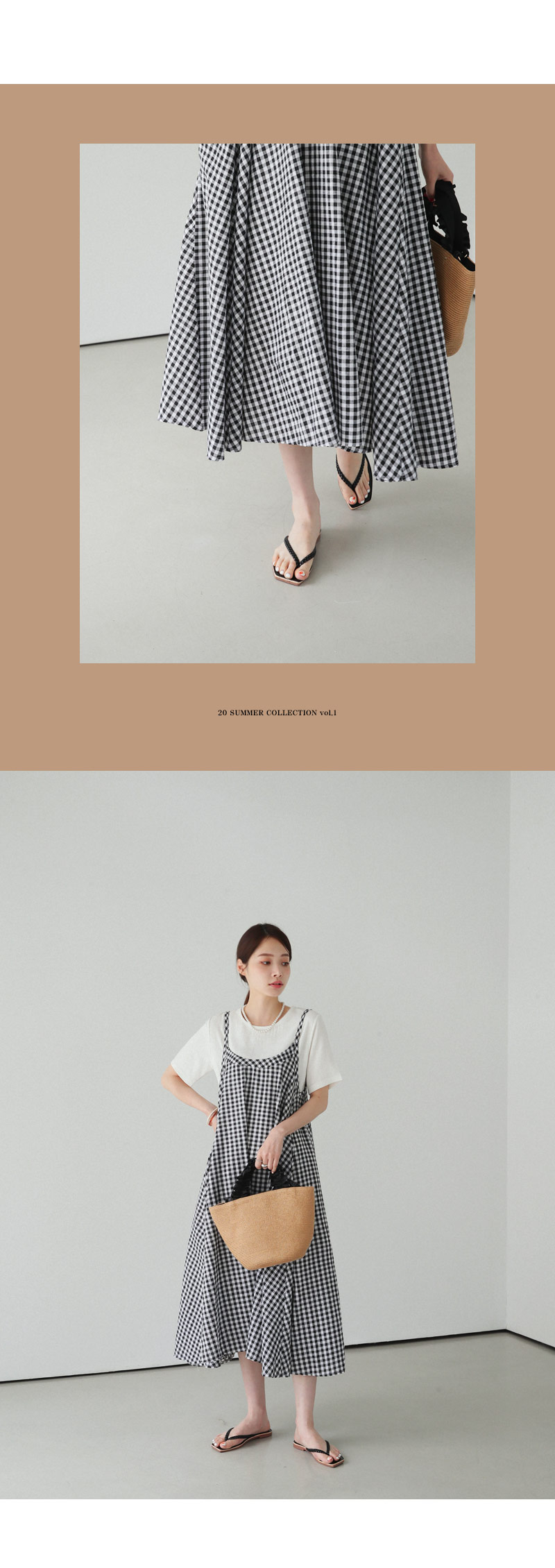 チェックフレアワンピース・全1色 | DHOLIC PLUS | 詳細画像3