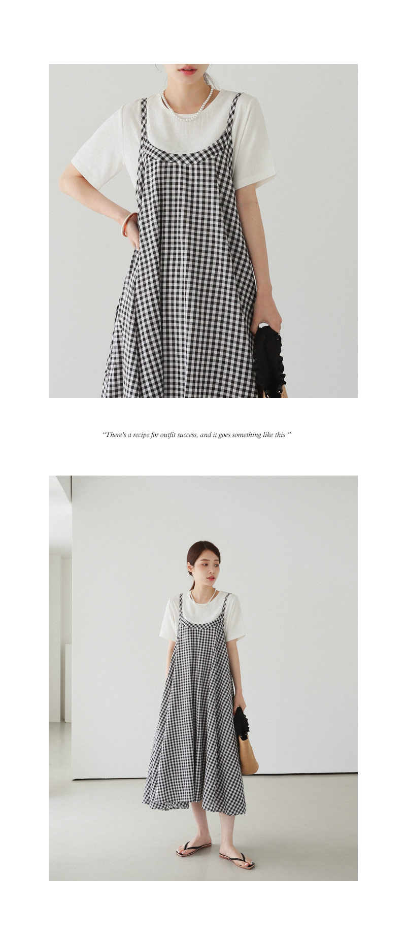 チェックフレアワンピース・全1色 | DHOLIC PLUS | 詳細画像13