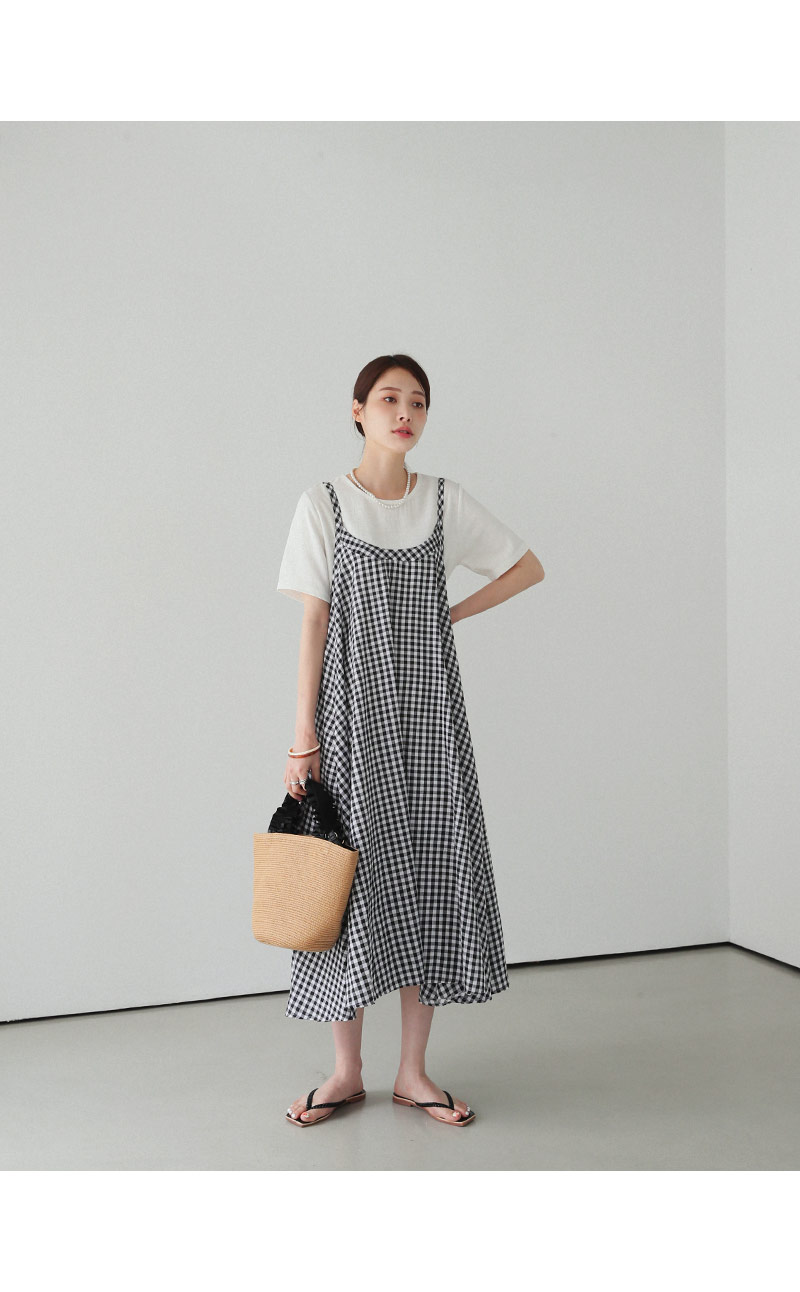 チェックフレアワンピース・全1色 | DHOLIC PLUS | 詳細画像14