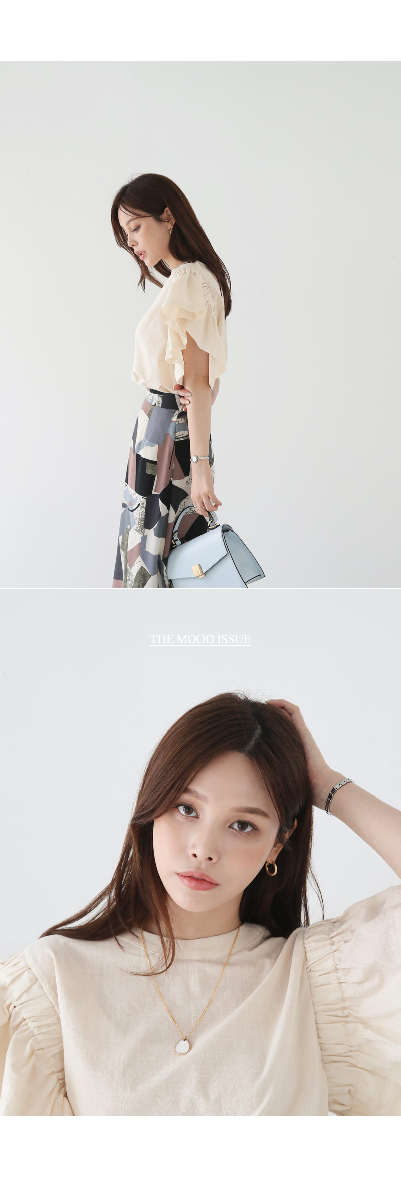 ラッフルスリーブブラウス・全2色 | DHOLIC PLUS | 詳細画像7