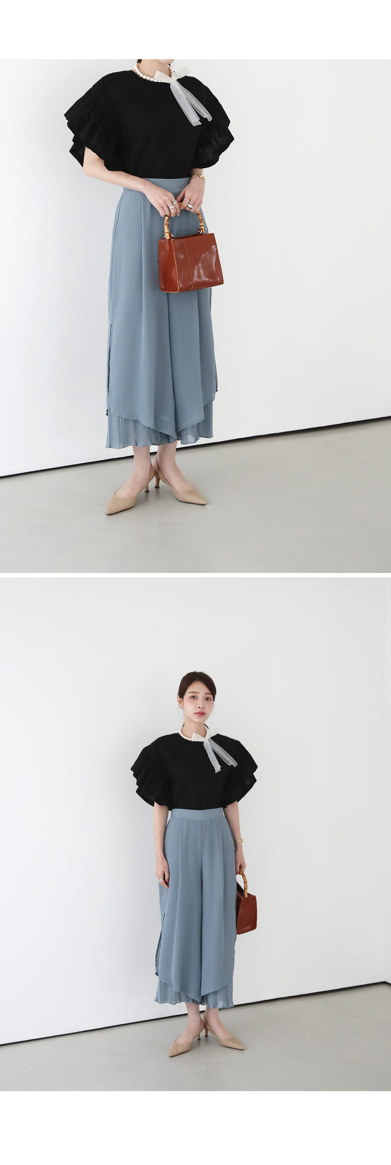 ラッフルスリーブブラウス・全2色 | DHOLIC PLUS | 詳細画像12