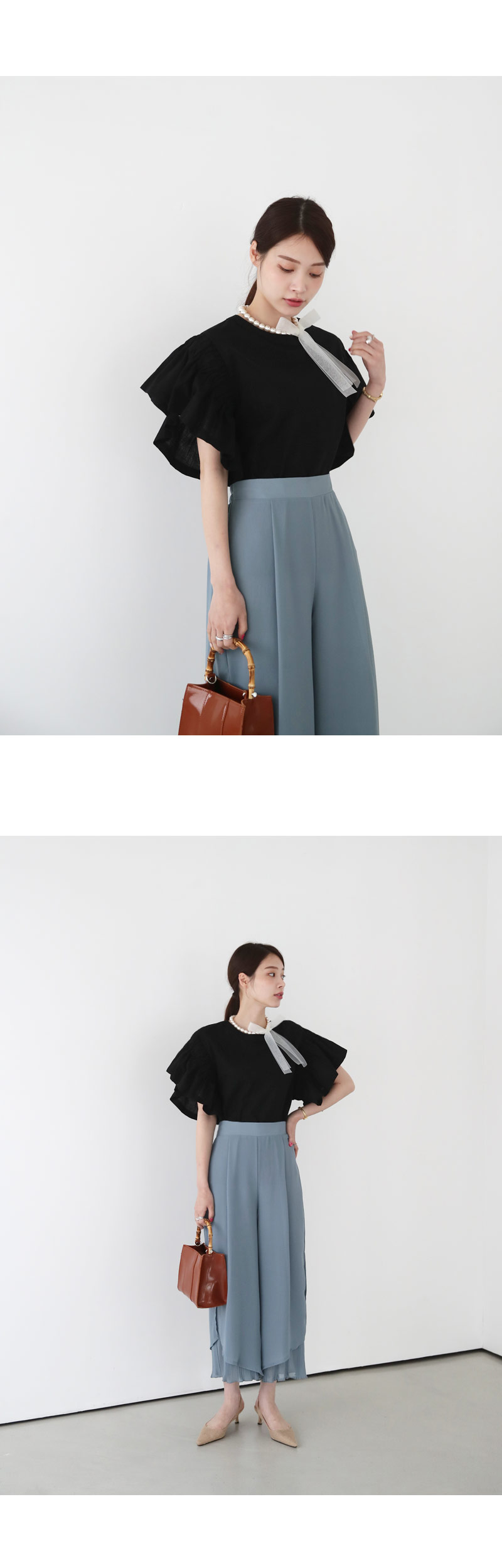 ラッフルスリーブブラウス・全2色 | DHOLIC PLUS | 詳細画像14