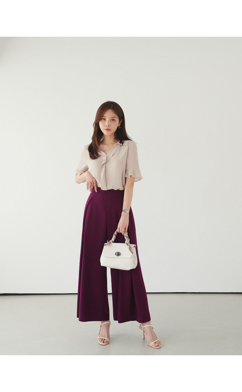 カラーフリルブラウス・全3色 | DHOLIC PLUS | 詳細画像5