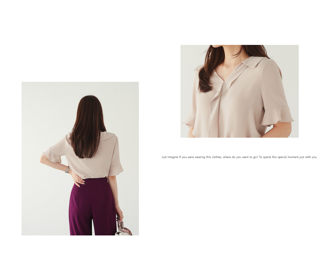 カラーフリルブラウス・全3色 | DHOLIC PLUS | 詳細画像10