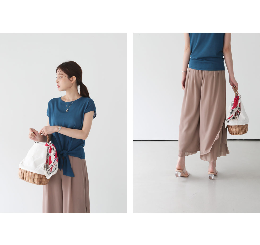 リボンヘムニット・全3色 | DHOLIC PLUS | 詳細画像9