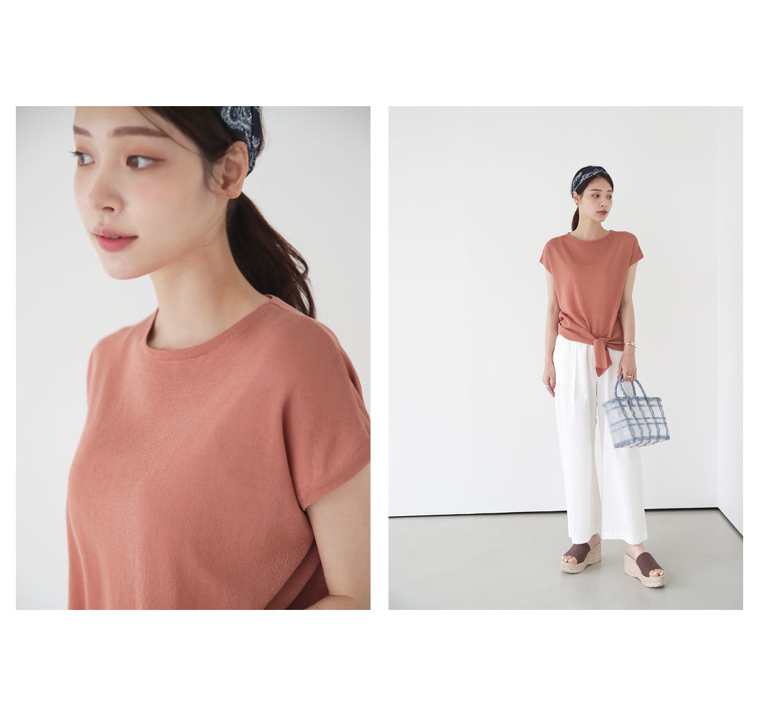 リボンヘムニット・全3色 | DHOLIC PLUS | 詳細画像13