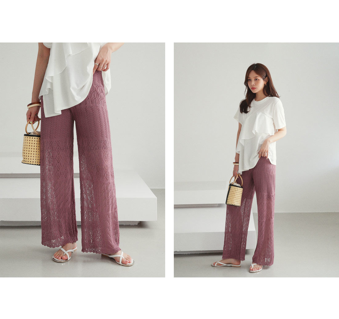 ダイアゴナルラッフルTシャツ・全2色 | DHOLIC PLUS | 詳細画像11