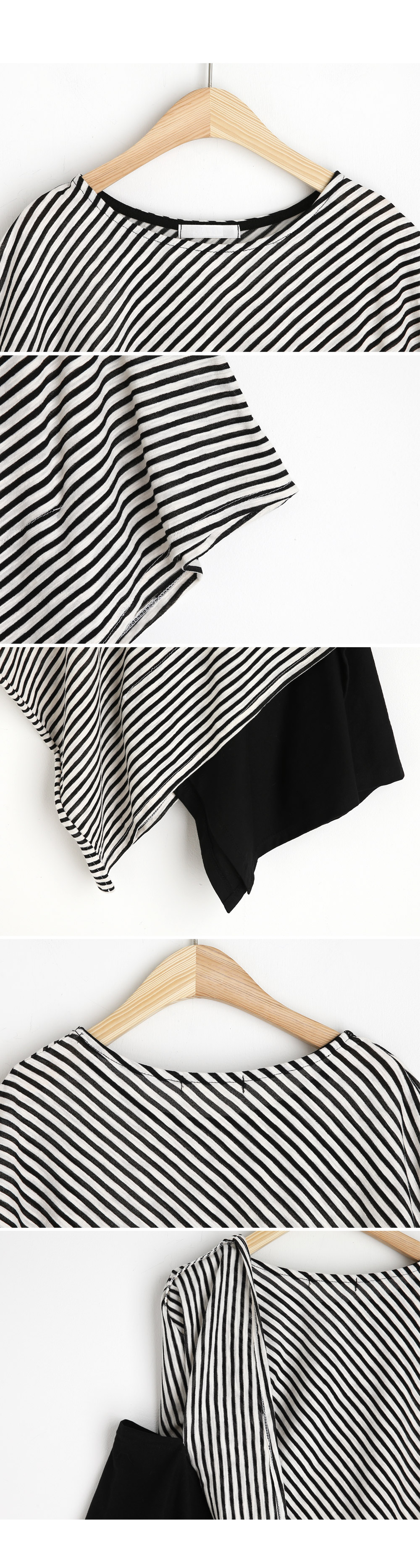 ストライプコントラストTシャツ・全3色 | DHOLIC PLUS | 詳細画像18