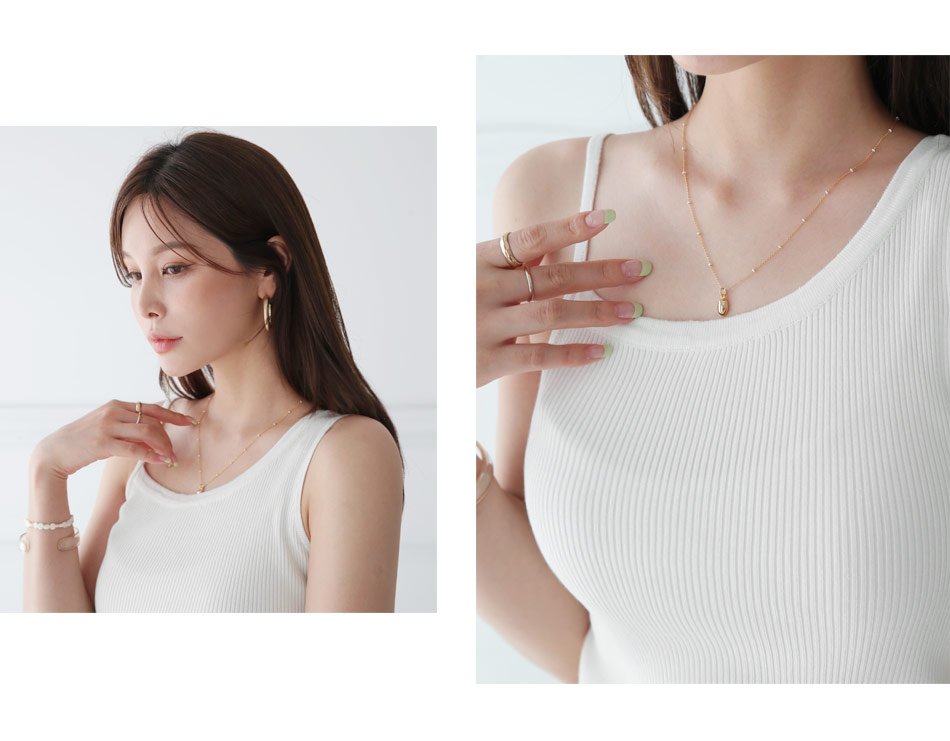 リブアンバランススリーブレス・全5色 | DHOLIC PLUS | 詳細画像6