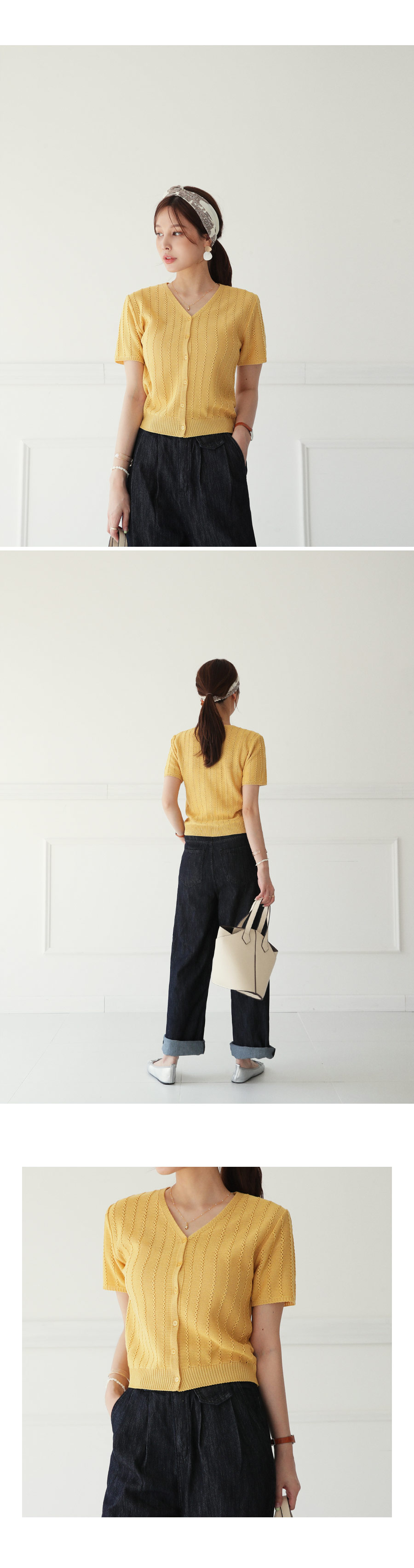 ボタンVネックニット・全6色 | DHOLIC PLUS | 詳細画像7