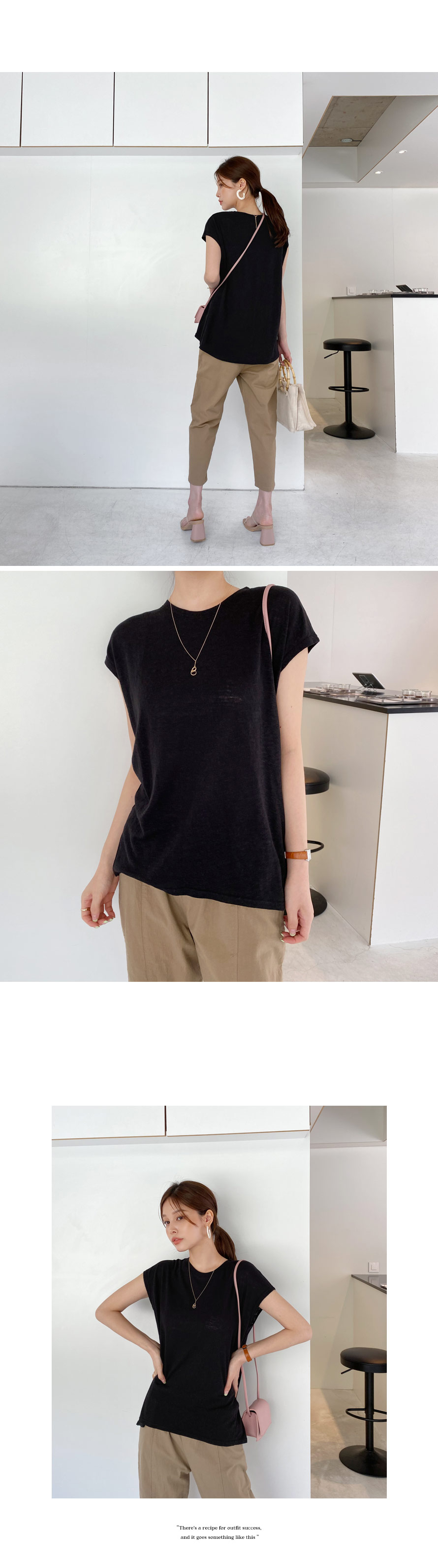 フレンチスリーブTシャツ・全3色 | DHOLIC PLUS | 詳細画像5