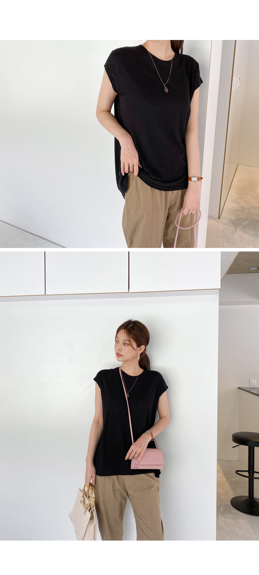 フレンチスリーブTシャツ・全3色 | DHOLIC PLUS | 詳細画像8