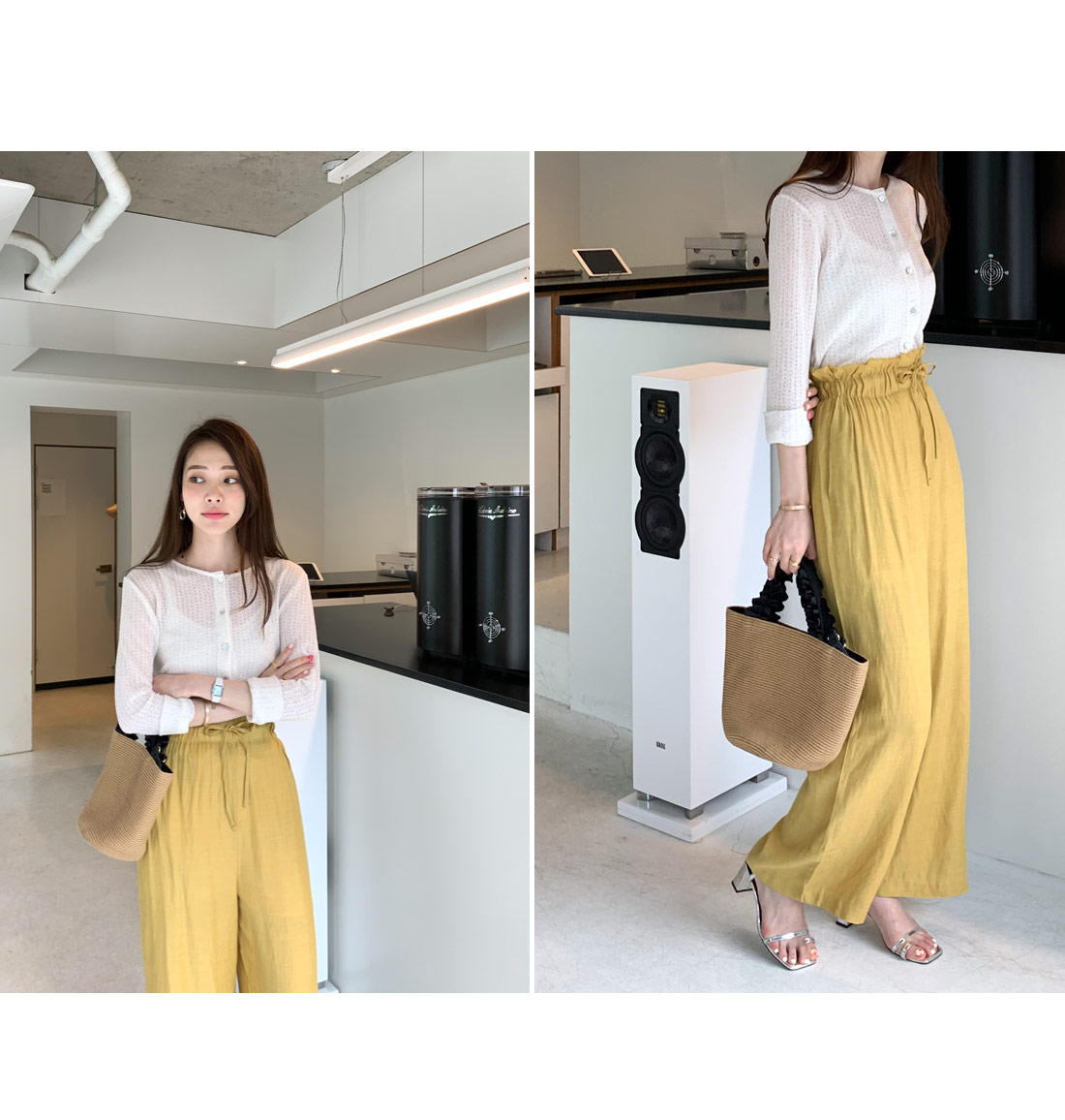 シアーカーディガン&スリーブレスSET・全4色 | DHOLIC PLUS | 詳細画像9