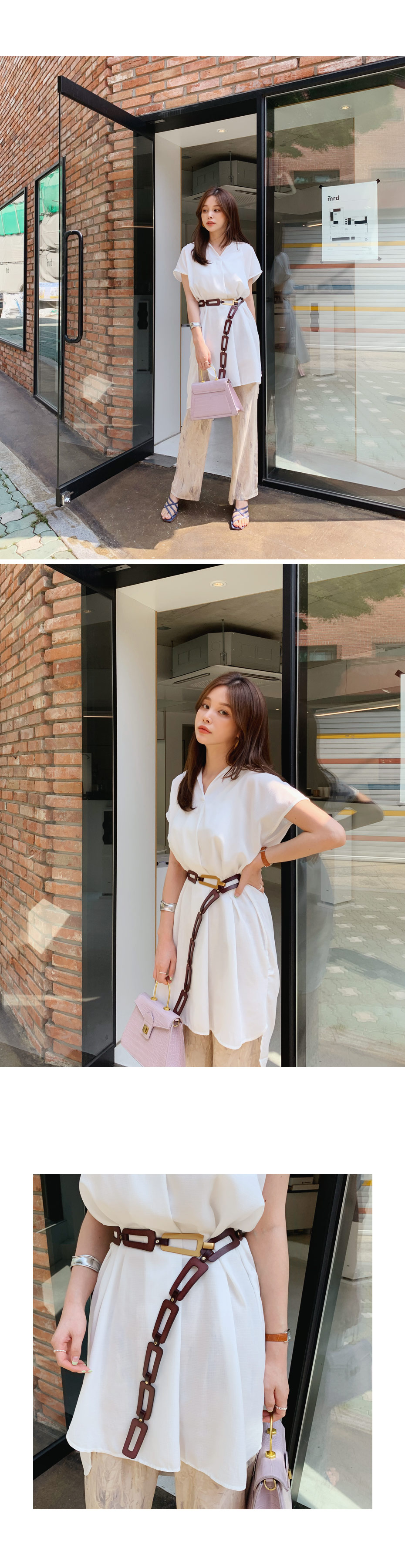 フレンチスリーブカラーワンピース・全3色 | DHOLIC PLUS | 詳細画像2