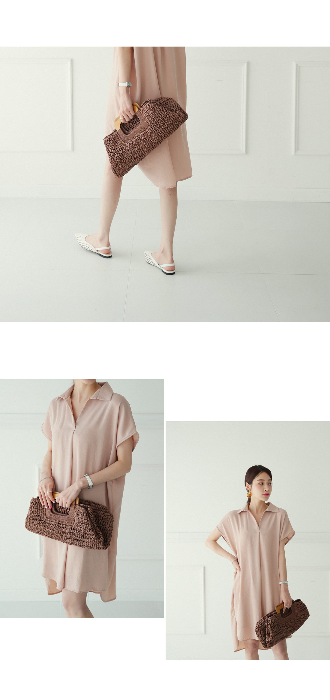 フレンチスリーブカラーワンピース・全3色 | DHOLIC PLUS | 詳細画像9