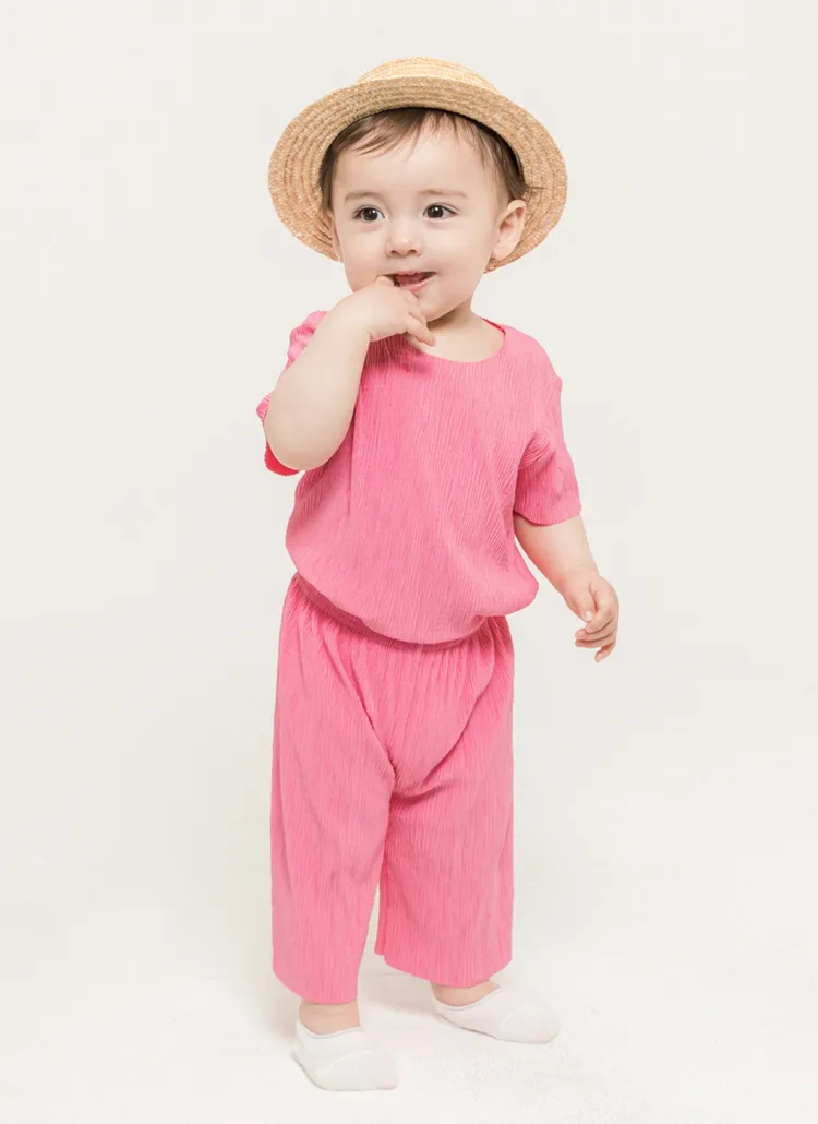 プリーツ上下SET(ピンク) | 詳細画像1