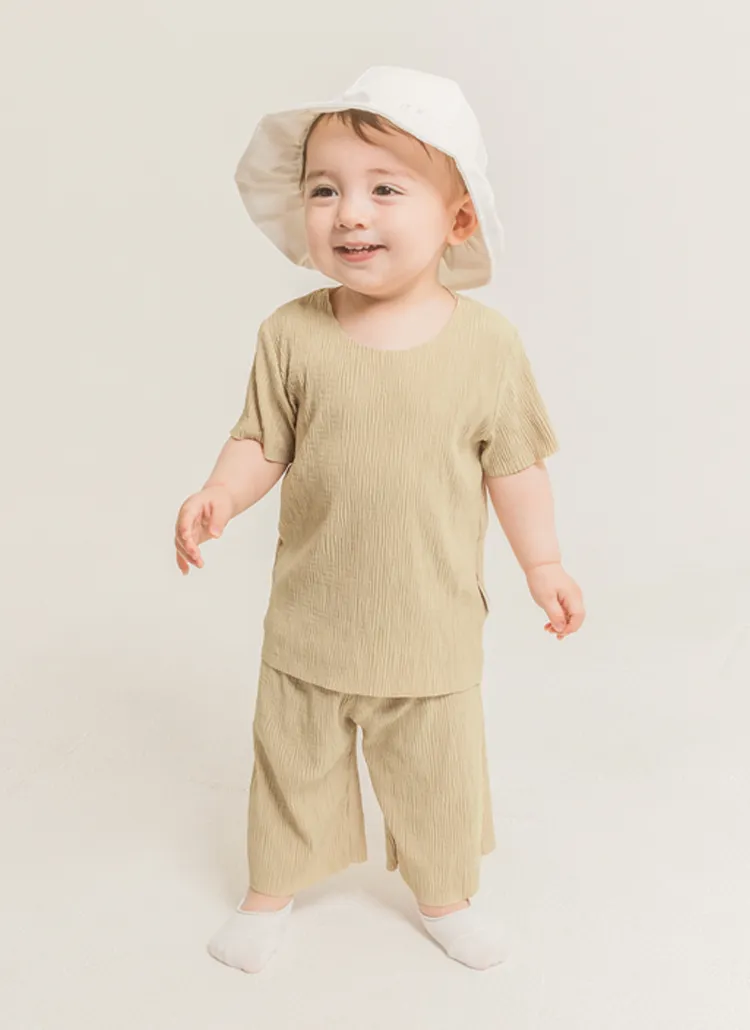 プリーツ上下SET(ベージュ) | 詳細画像1