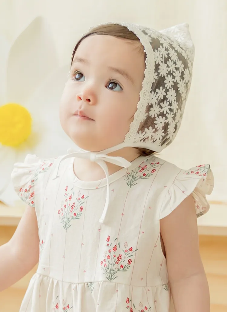 フラワーレースボンネット | 詳細画像1