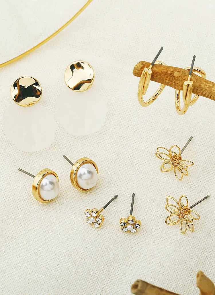 ポイントピアス5SET | soo&soo | 詳細画像1