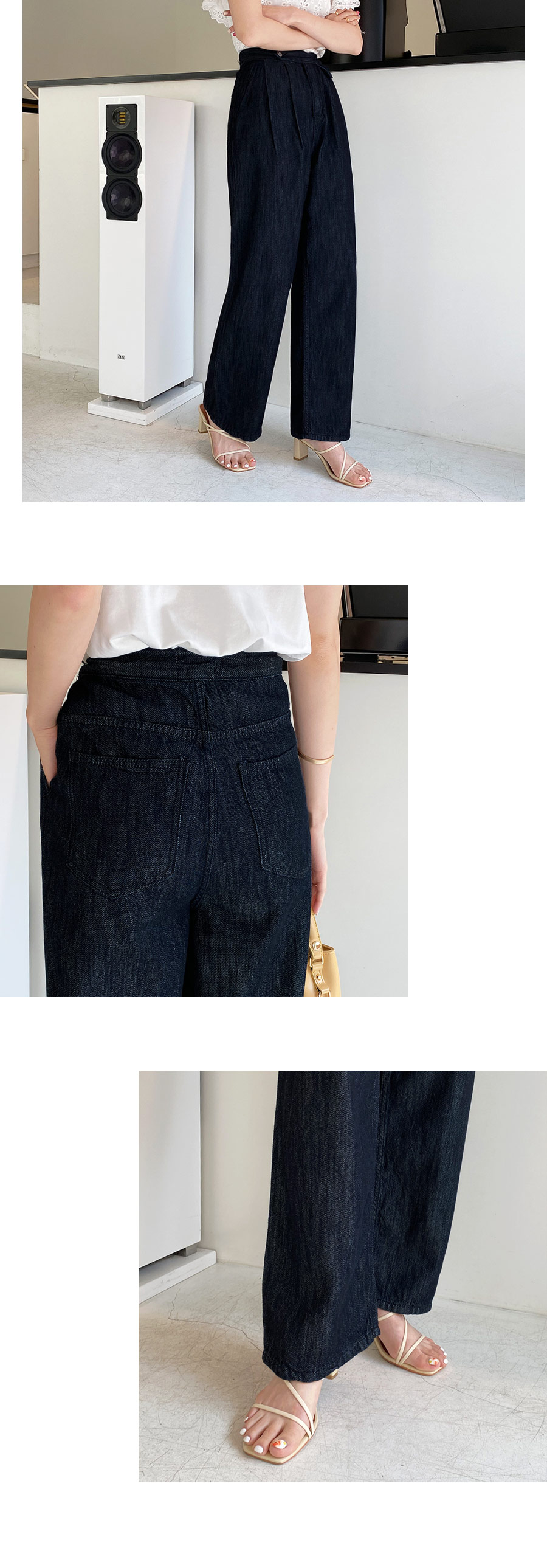 フラップワイドデニムパンツ・全1色 | DHOLIC PLUS | 詳細画像7