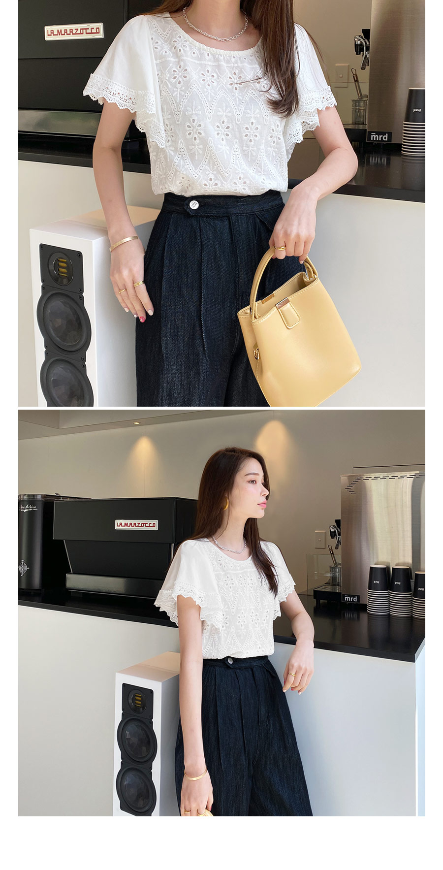 フラップワイドデニムパンツ・全1色 | DHOLIC PLUS | 詳細画像8