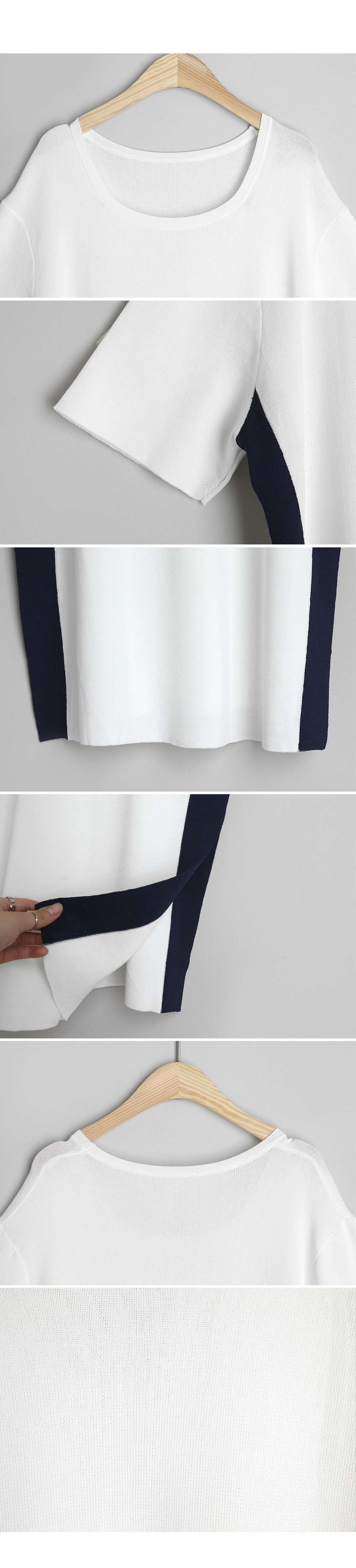 配色ラインニットワンピース・全2色 | DHOLIC PLUS | 詳細画像17