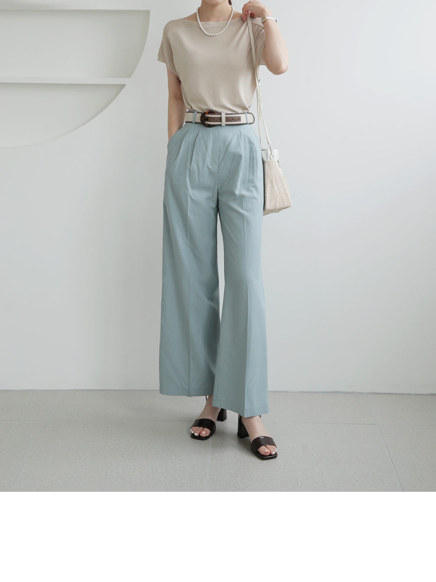 ボートネックショートスリーブニット・全4色 | DHOLIC PLUS | 詳細画像4