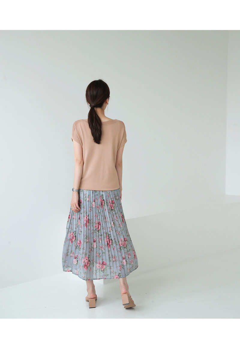 ボートネックショートスリーブニット・全4色 | DHOLIC PLUS | 詳細画像13