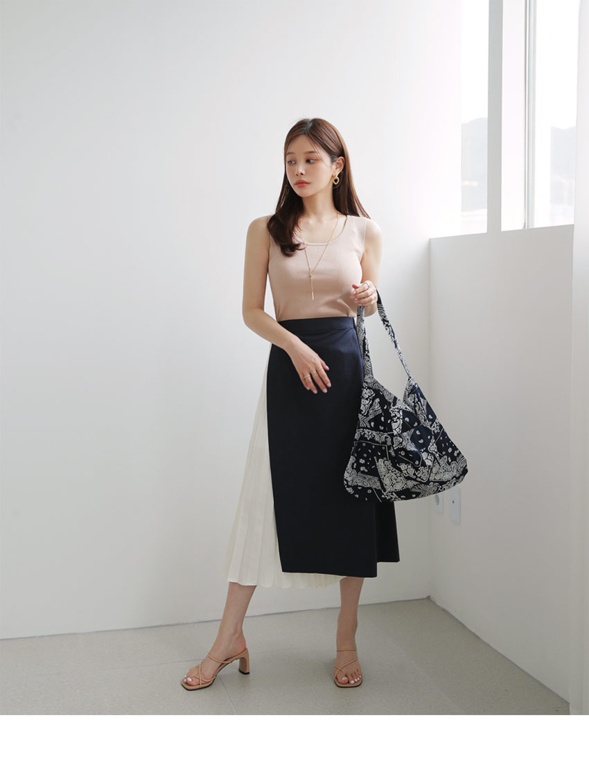 ニットUネックスリーブレス・全6色 | DHOLIC PLUS | 詳細画像9